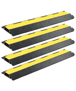 Dossi Passacavi 4 pz 2 Canali in Gomma 101,5 cm