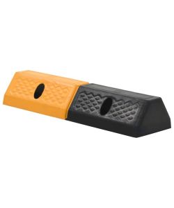 Delimitatori di Parcheggio 2 pz in Gomma 49x15x9 cm