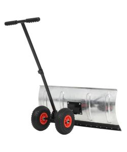 Spazzaneve Manuale con Ruote 100x44 cm