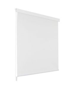 Tenda a Rullo per Doccia 80x240 cm Bianco