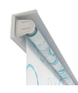 Tenda a Rullo per Doccia 80x240 cm con Motivo a Bolle