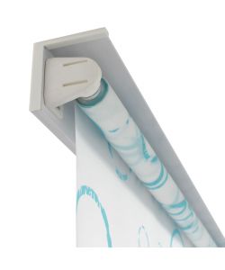 Tenda a Rullo per Doccia 120x240 cm con Motivo a Bolle
