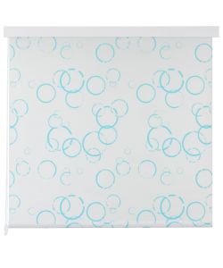 Tenda a Rullo per Doccia 160x240 cm con Motivo a Bolle