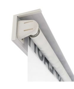 Tenda a Rullo per Doccia 140x240 cm con Scritta Splash
