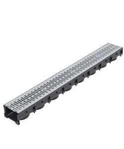 Canalette di Drenaggio 3 pz Acciaio Zincato 3 m