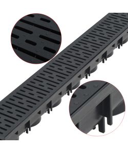 Canalette di Drenaggio 6 pz Plastica 6 m