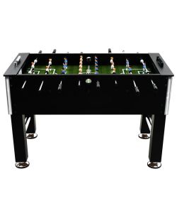 Tavolo Calcio Balilla in Acciaio 60 kg 140x74,5x87,5 cm Nero