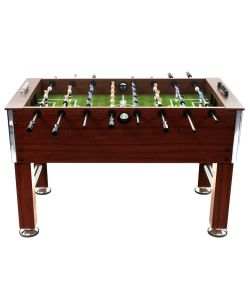 Tavolo Calcio Balilla in Acciaio 140x74,5x87,5 cm Marrone