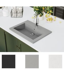 Lavandino in Granito 600x450x120 mm Grigio