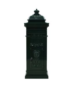 Cassetta della Posta in Alluminio Inossidabile Vintage Verde