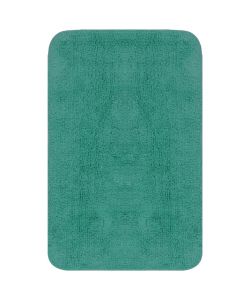Set Tappetini per Bagno 2 pz in Tessuto Turchese