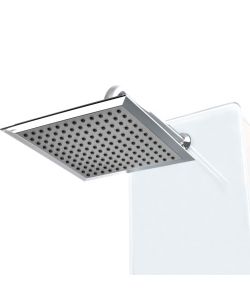 Pannello Doccia in Vetro 25x44,6x130 cm Bianco
