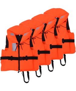 Giubbotti di Salvataggio 4 pz 100 N 30-40 kg
