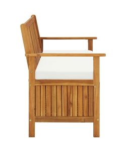 vidaXL Cassapanca da Giardino in Legno di Acacia - Marrone - 120x63x84 cm