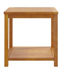 Tavolinetto in Legno Massello di Acacia 45x45x45 cm