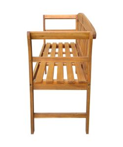Panchina da Giardino 157 cm in Legno Massello d'Acacia