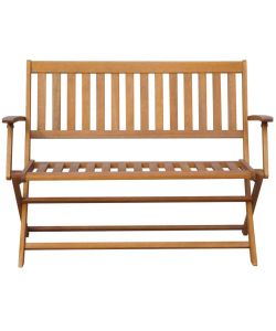 Panchina da Giardino 120 cm in Legno Massello d'Acacia