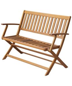 Panchina da Giardino 120 cm in Legno Massello d'Acacia