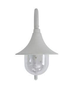 Lampada da Parete da Giardino E27 42 cm in Alluminio Bianco