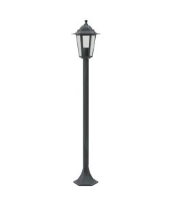 Lampioni da Giardino 6pz E27 110 cm Alluminio Verde Scuro