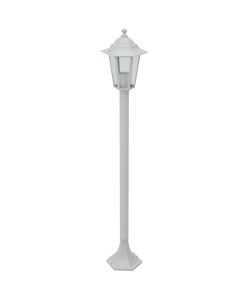 Lampioni da Giardino 6 pz E27 110 cm in Alluminio Bianco