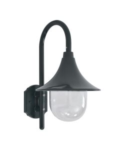 Lampada da Parete da Giardino E27 42 cm Alluminio Verde Scuro