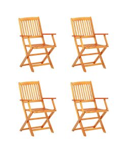 Set da Pranzo da Giardino 5 pz in Legno Massello di Acacia