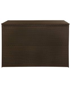 Baule da Giardino Marrone 150x100x100 cm in Polyrattan