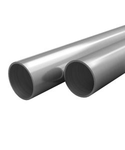 Tubi in Acciaio Inossidabile Rotondi 2 pz V2A 2m 70x1,8mm