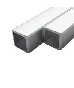 Tubo In Acciaio Inox V2A Da 1 Metro - Diametro 20 Mm, Spessore 2 Mm, Per Scarichi E Downpipe - 2