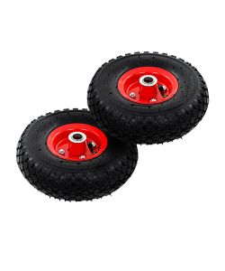 Ruote Carrello a Mano 2 pz Gomma 3.00-4 (245x82) 142973