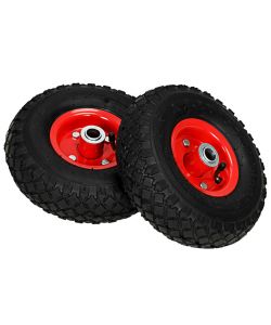 Ruote Carrello a Mano 2 pz Gomma 3.00-4 (245x82) 142973