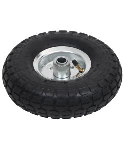 Ruote Carrello a Mano 2 pz in Gomma 4.10/3.50-4 (260x83) 142976