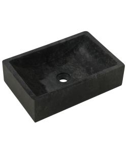 Lavandino 45x30x12 cm in Marmo Nero