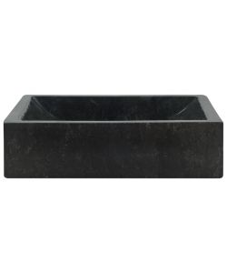 Lavandino 45x30x12 cm in Marmo Nero