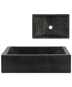 Lavandino 45x30x12 cm in Marmo Nero