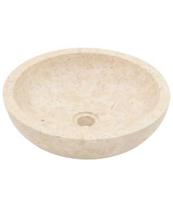 Lavandino 40x12 cm in Marmo Crema