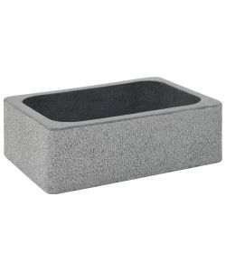 Lavandino 45x30x15 cm in Pietra di Fiume Nero