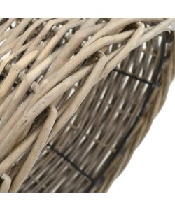 Paralume in Vimini 38x23 cm Naturale