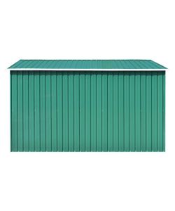 vidaXL Casetta da Giardino in Metallo - Verde - 257x298x178 cm