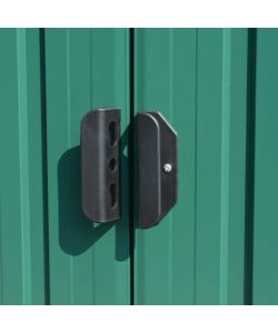 vidaXL Casetta da Giardino in Metallo - Verde - 257x298x178 cm