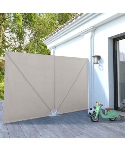 Tenda Laterale per Terrazza Pieghevole Crema 300x200 cm