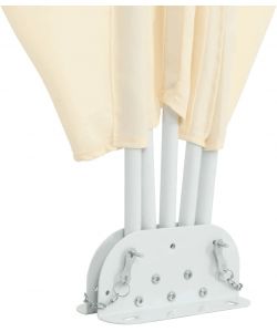 Tenda Laterale per Terrazza Pieghevole Crema 300x200 cm