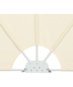 Tenda Laterale per Terrazza Pieghevole Crema 300x200 cm