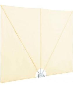 Tenda Laterale per Terrazza Pieghevole Crema 300x200 cm
