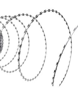 Filo Spinato Concertina NATO con Lame in Acciaio Zincato 300 m