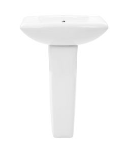 Lavandino a Colonna in Ceramica Bianca 580x470x200 mm
