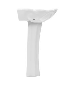Lavandino a Colonna in Ceramica Bianca 580x510x200 mm