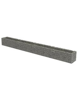 Gabbione Letto Rialzato in Acciaio Zincato 540x50x50 cm