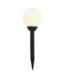 Lampade Solari da Esterni Sferiche 4pz LED RGB 15cm